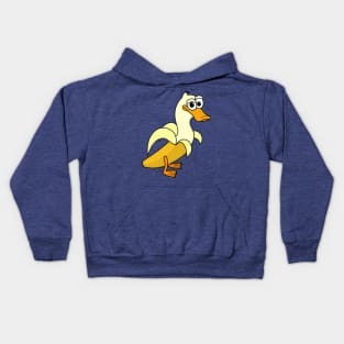 Funny Cartoon Banana Duck Hybrid Humor Meme Kids Hoodie